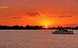 Sonnenuntergang am Altmühlsee